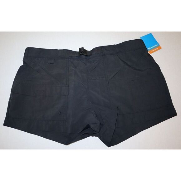 Columbia AL2469 010 Women's 2XL Black Summerdry Cargo Shorts $50 - Picture 1 of 9